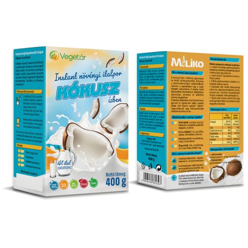 Kókusz ízű növényi italpor 400g