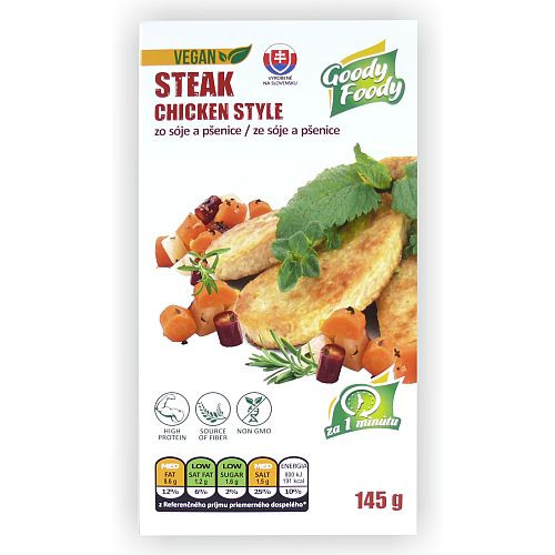 Goody Foody - VEGÁN csirkehús ízű sült szelet - 155g