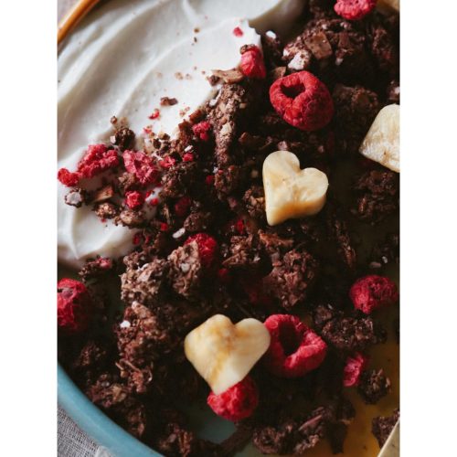 Müzli szívvel - málna - belga csokoládé - 250g